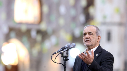 IRAN PRESIDENT PEZESKIAN